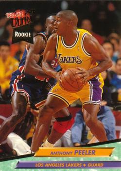 1992-93 Fleer Ultra Anthony Peeler RC #289 Los Angeles Lakers
