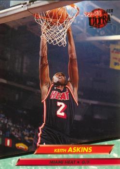 1992-93 Fleer Ultra Keith Askins  #290 Miami Heat