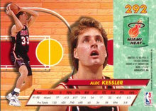 Load image into Gallery viewer, 1992-93 Fleer Ultra Alec Kessler  #292 Miami Heat
