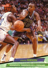Load image into Gallery viewer, 1992-93 Fleer Ultra Chuck Person  #307 Minnesota Timberwolves
