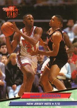 1992-93 Fleer Ultra Rafael Addison  #312 New Jersey Nets