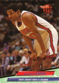1992-93 Fleer Ultra Maurice Cheeks  #314 New Jersey Nets