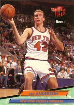 1992-93 Fleer Ultra Eric Anderson RC #318 New York Knicks