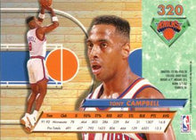 Load image into Gallery viewer, 1992-93 Fleer Ultra Tony Campbell  #320 New York Knicks
