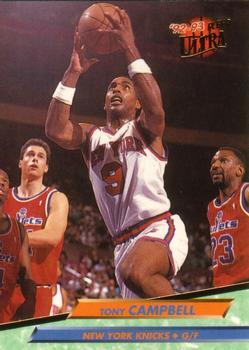 1992-93 Fleer Ultra Tony Campbell  #320 New York Knicks