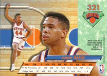 Load image into Gallery viewer, 1992-93 Fleer Ultra Hubert Davis RC #321 New York Knicks
