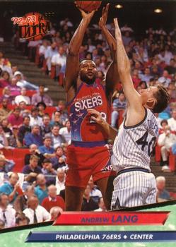 1992-93 Fleer Ultra Andrew Lang  #333 Philadelphia 76ers