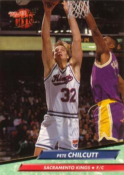 1992-93 Fleer Ultra Pete Chilcutt  #348 Sacramento Kings