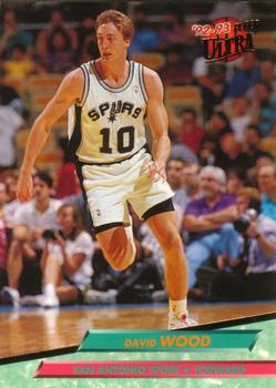 1992-93 Fleer Ultra David Wood  #359 San Antonio Spurs