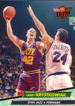1992-93 Fleer Ultra Larry Krystkowiak  #365 Utah Jazz