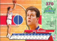 Load image into Gallery viewer, 1992-93 Fleer Ultra Don MacLean RC #370 Washington Bullets
