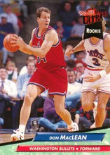 Load image into Gallery viewer, 1992-93 Fleer Ultra Don MacLean RC #370 Washington Bullets
