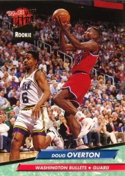 1992-93 Fleer Ultra Doug Overton ROO #371 Washington Bullets