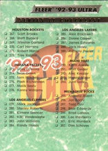 Load image into Gallery viewer, 1992-93 Fleer Ultra Checklist: 267-330 CL #374
