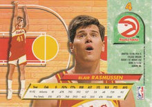 Load image into Gallery viewer, 1992-93 Fleer Ultra Blair Rasmussen #4 Atlanta Hawks
