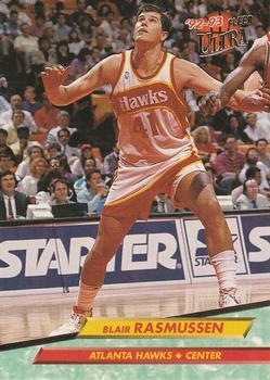 1992-93 Fleer Ultra Blair Rasmussen #4 Atlanta Hawks