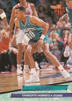 1992-93 Fleer Ultra Dell Curry #18 Charlotte Hornets