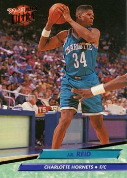1992-93 Fleer Ultra J.R. Reid #23 Charlotte Hornets