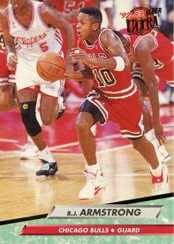 1992-93 Fleer Ultra B.J. Armstrong #24 Chicago Bulls