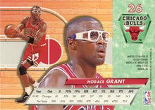 Load image into Gallery viewer, 1992-93 Fleer Ultra Horace Grant #26 Chicago Bulls
