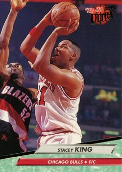 1992-93 Fleer Ultra Stacey King #28 Chicago Bulls