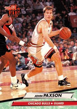 1992-93 Fleer Ultra John Paxson #29 Chicago Bulls