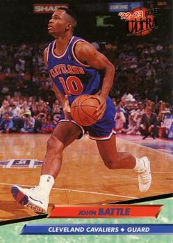 1992-93 Fleer Ultra John Battle #33 Cleveland Cavaliers