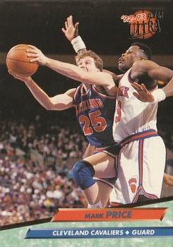 1992-93 Fleer Ultra Mark Price #38 Cleveland Cavaliers