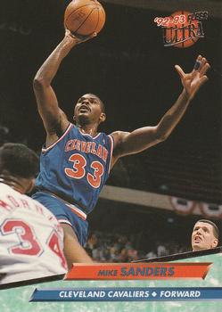 1992-93 Fleer Ultra Mike Sanders #39 Cleveland Cavaliers