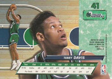Load image into Gallery viewer, 1992-93 Fleer Ultra Terry Davis #41 Dallas Mavericks
