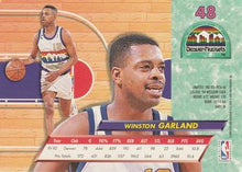 Load image into Gallery viewer, 1992-93 Fleer Ultra Winston Garland #48 Denver Nuggets
