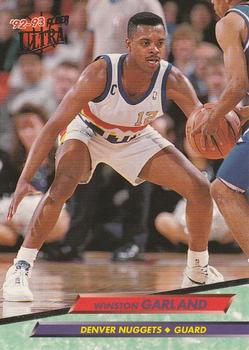 1992-93 Fleer Ultra Winston Garland #48 Denver Nuggets
