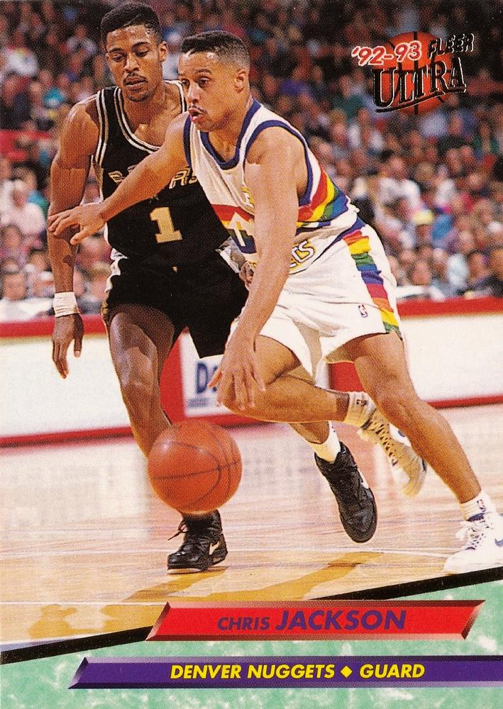 1992-93 Fleer Ultra Chris Jackson #49 Denver Nuggets