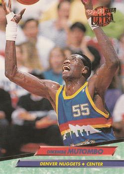 1992-93 Fleer Ultra Dikembe Mutombo #53 Denver Nuggets