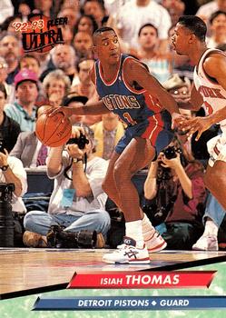 1992-93 Fleer Ultra Isiah Thomas #59 Detroit Pistons