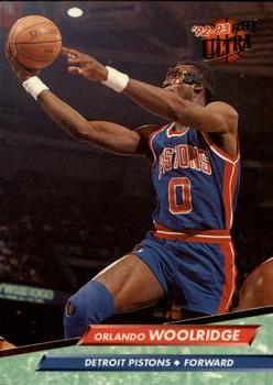 1992-93 Fleer Ultra Orlando Woolridge #61 Detroit Pistons