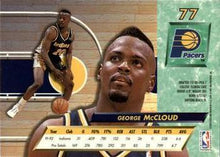 Load image into Gallery viewer, 1992-93 Fleer Ultra George McCloud #77 Indiana Pacers
