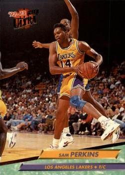 1992-93 Fleer Ultra Sam Perkins #92 Los Angeles Lakers