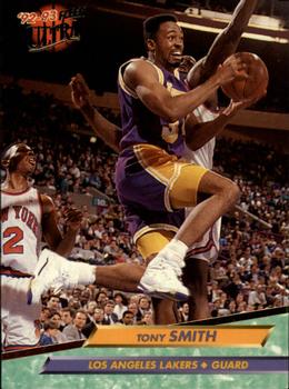 1992-93 Fleer Ultra Tony Smith #94 Los Angeles Lakers