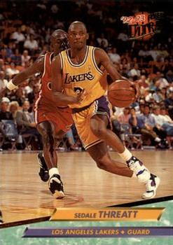 1992-93 Fleer Ultra Sedale Threatt #95 Los Angeles Lakers