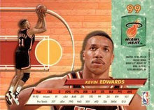 Load image into Gallery viewer, 1992-93 Fleer Ultra Kevin Edwards #99 Miami Heat
