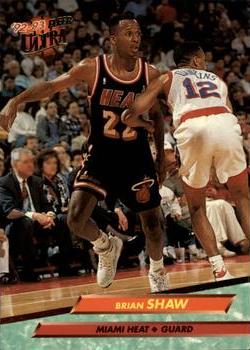 1992-93 Fleer Ultra Brian Shaw #103 Miami Heat