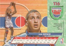 Load image into Gallery viewer, 1992-93 Fleer Ultra Sam Bowie #116 New Jersey Nets
