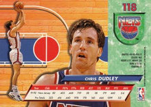 Load image into Gallery viewer, 1992-93 Fleer Ultra Chris Dudley #118 New Jersey Nets
