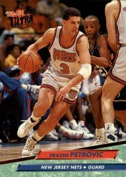 1992-93 Fleer Ultra Drazen Petrovic #120 New Jersey Nets
