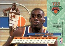 Load image into Gallery viewer, 1992-93 Fleer Ultra Anthony Mason #123 New York Knicks
