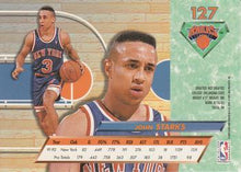 Load image into Gallery viewer, 1992-93 Fleer Ultra John Starks #127 New York Knicks
