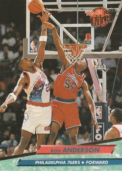 1992-93 Fleer Ultra Ron Anderson #135 Philadelphia 76ers