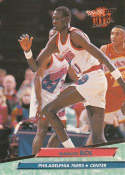 1992-93 Fleer Ultra Manute Bol #136 Philadelphia 76ers