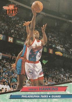 1992-93 Fleer Ultra Hersey Hawkins #139 Philadelphia 76ers